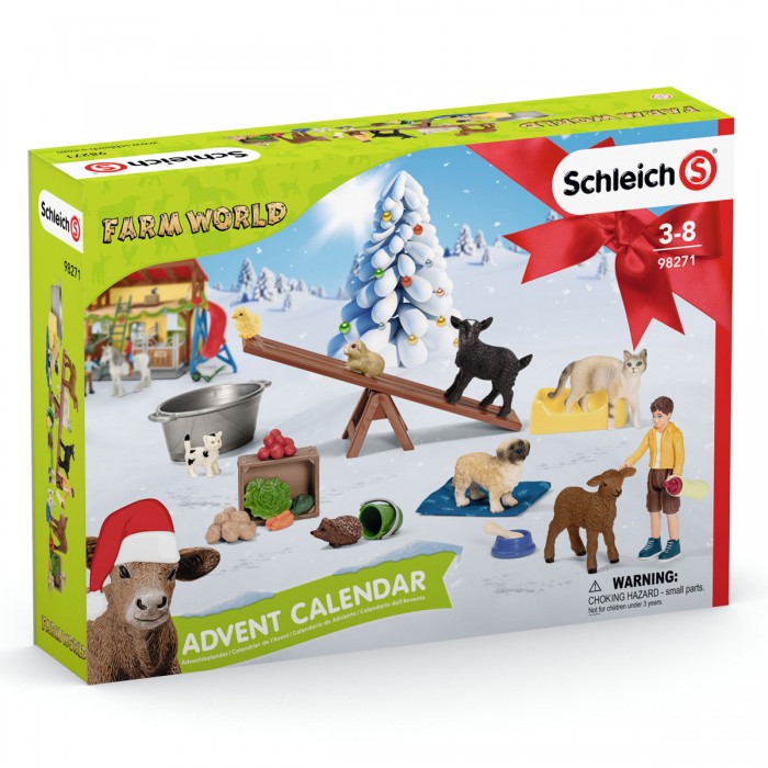 Игровые наборы Schleich Рождественский календарь Farm World 2021