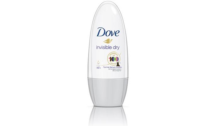Косметика для мамы Dove Невидимый шариковый дезодорант roll 50 мл дезодорант dove dove do032lwjoq79