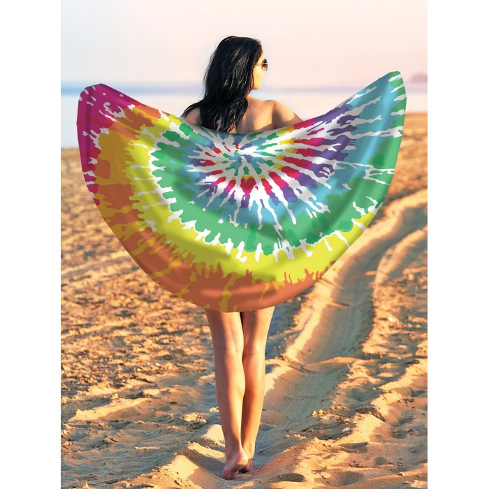 JoyArty Парео и Пляжный коврик Красочный вихрь 150 см pama_20322 - фото 1