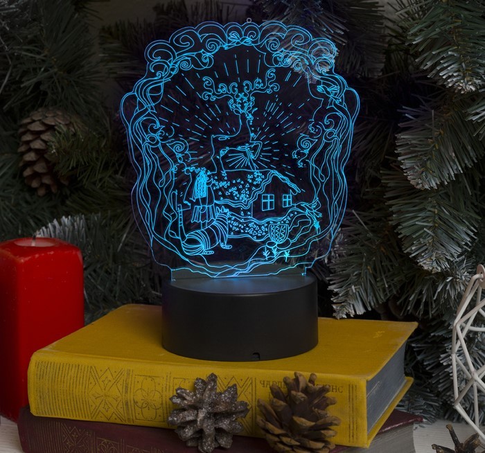 

Luazon Lighting Подставка световая Олень на крыше USB, Подставка световая Олень на крыше USB