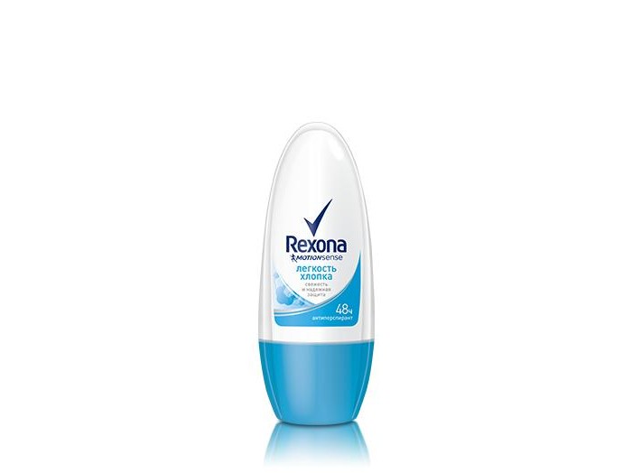 Косметика для мамы Rexona Легкость хлопка дезодорант шариковый roll 50 мл дезодоранты matis шариковый дезодорант 50 мл
