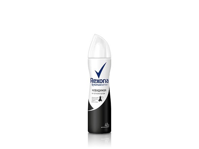 Косметика для мамы Rexona Невидимая защита на черном и белом (защита от белых следов) дезодорант-спрей deo 150 мл косметика для мамы rexona алоэ вера дезодорант спрей deo 150 мл