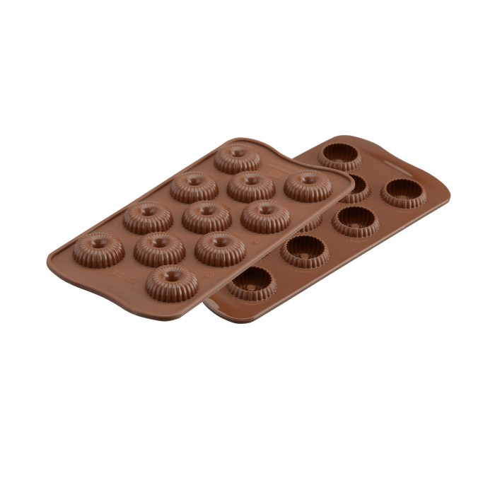 Silikomart Форма для приготовления конфет силиконовая Choco Crown 21х11 см