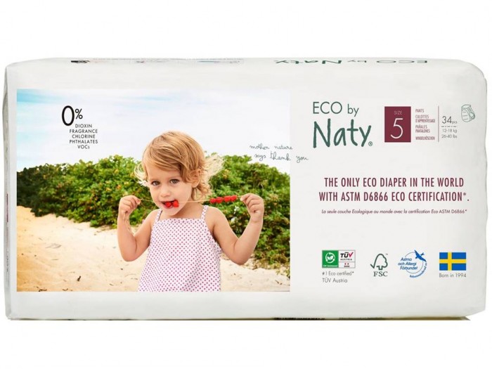 

Naty Подгузники-трусики 5 (12-18 кг) 32 шт., Подгузники-трусики 5 (12-18 кг) 32 шт.
