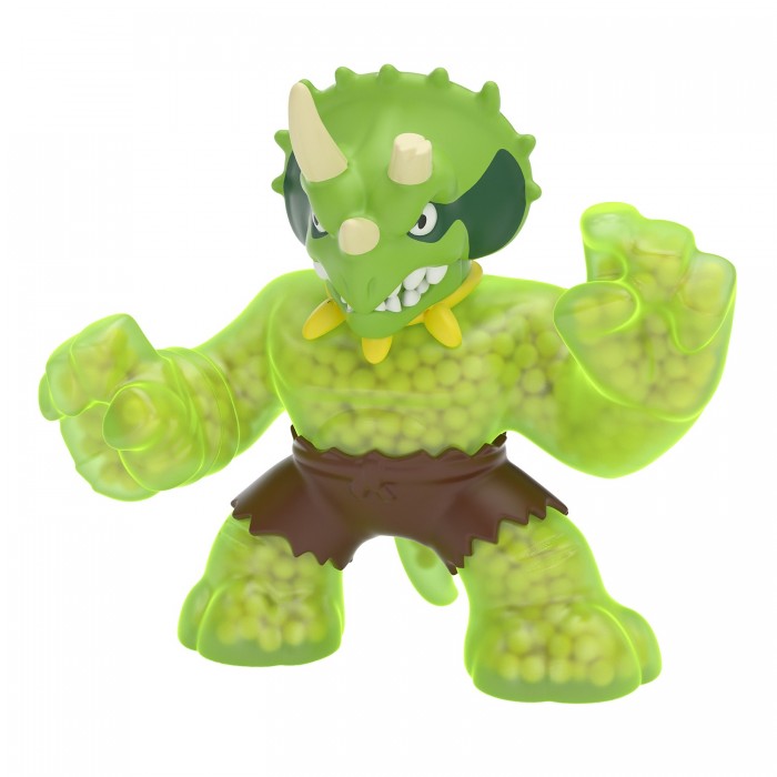 

GooJitZu Игрушка тянущаяся фигурка Тритопс Дино Пауэр, Игрушка тянущаяся фигурка Тритопс Дино Пауэр