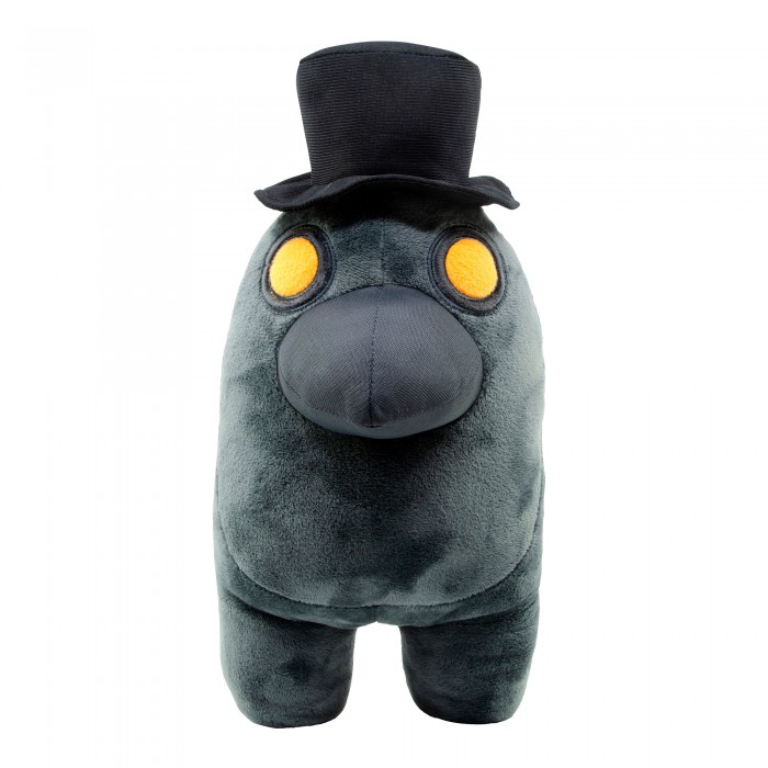 Мягкая игрушка Among Us Плюшевая Чумной доктор с маской и шляпой 30 см