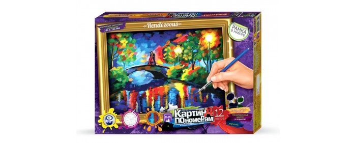 

Danko Toys Картина по номерам Rendezvous 35х26 см, Картина по номерам Rendezvous 35х26 см