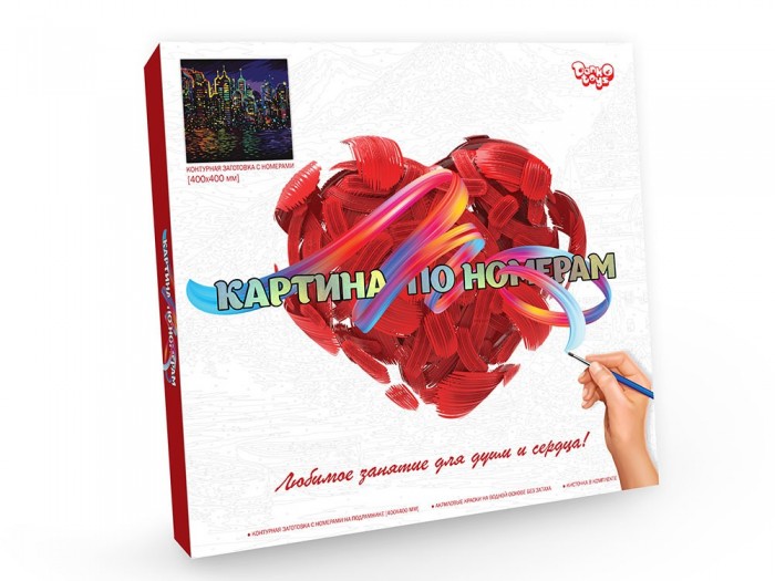

Danko Toys Картина по номерам на холсте 40x40 см KpN-02-01, Картина по номерам на холсте 40x40 см KpN-02-01