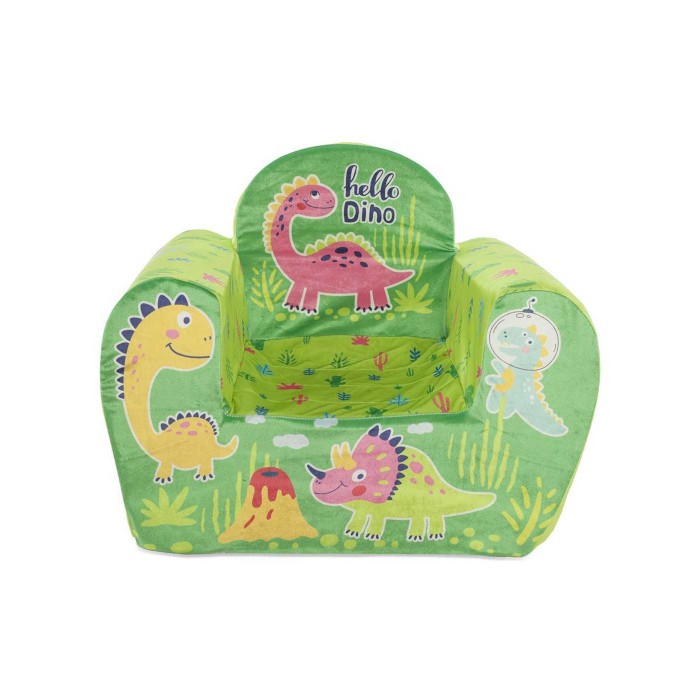 JoyArty Игрушечное детское кресло Динозаврик Дино с антискользящим основанием