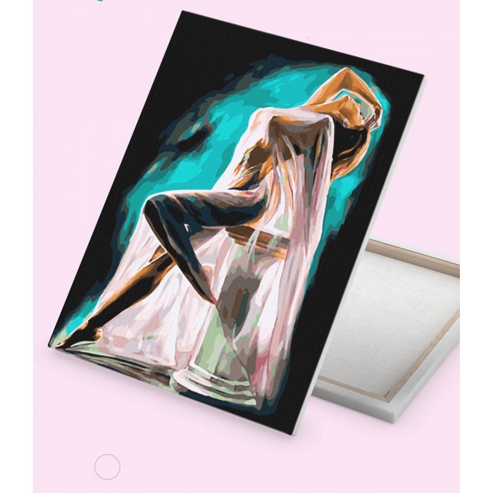 Картины по номерам Color Kit Картина по номерам на подрамнике Танцовщица 50х40 см картины своими руками color kit алмазная картина на подрамнике сирень 50х40 см