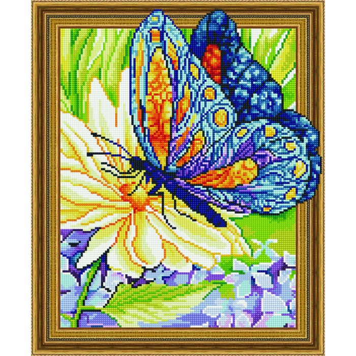

Paintboy Алмазная картина на подрамнике Бабочка и цветок 50х40 см, Алмазная картина на подрамнике Бабочка и цветок 50х40 см
