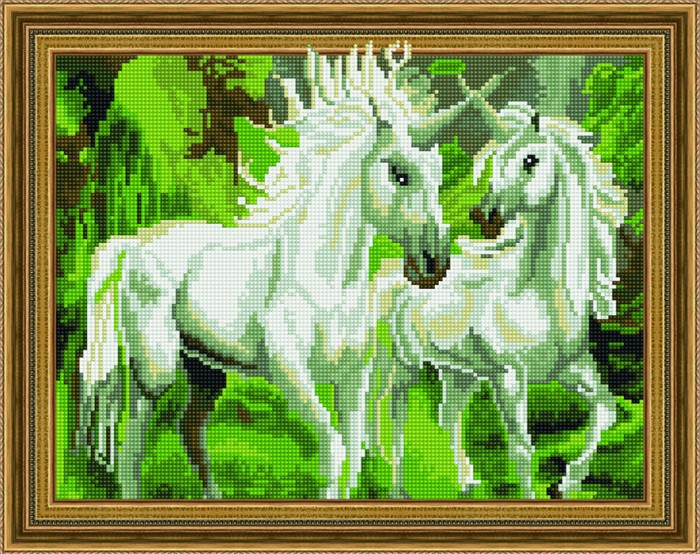 

Paintboy Алмазная картина на подрамнике Единороги 50х40 см, Алмазная картина на подрамнике Единороги 50х40 см