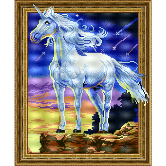 

Paintboy Алмазная картина на подрамнике Звездный единорог 50х40 см, Алмазная картина на подрамнике Звездный единорог 50х40 см
