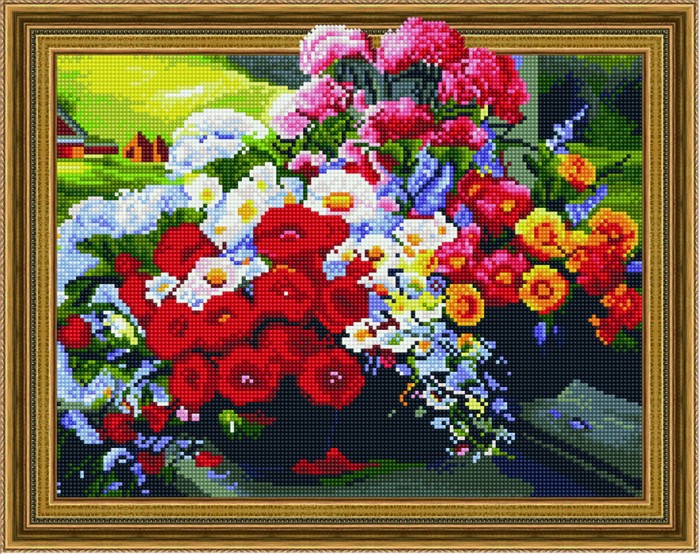 

Paintboy Алмазная картина на подрамнике Цветы прованса 50х40 см, Алмазная картина на подрамнике Цветы прованса 50х40 см
