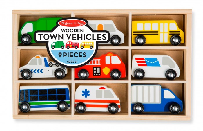 

Деревянная игрушка Melissa & Doug Городской транспорт 3170M, Городской транспорт 3170M