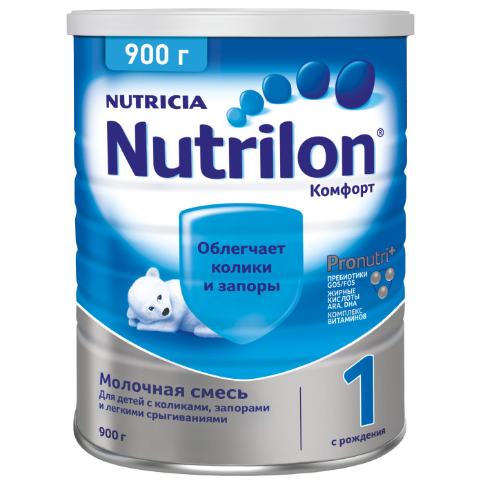 

Nutrilon Заменитель Комфорт 1 с рождения 900 г, Заменитель Комфорт 1 с рождения 900 г
