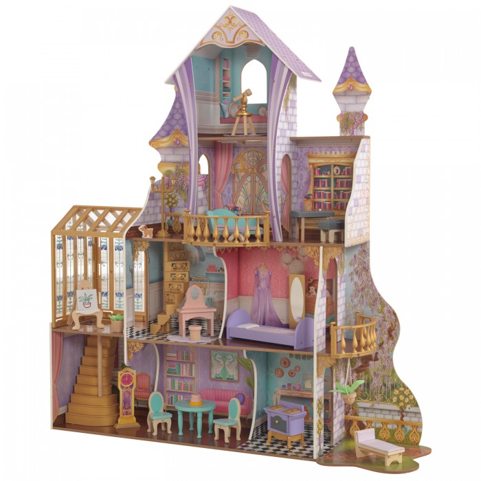 фото Kidkraft кукольный домик зачарованный замок с мебелью (25 предметов)
