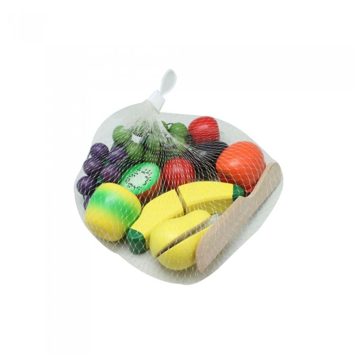 Деревянная игрушка Magni Набор игрушечных фруктов в сетке