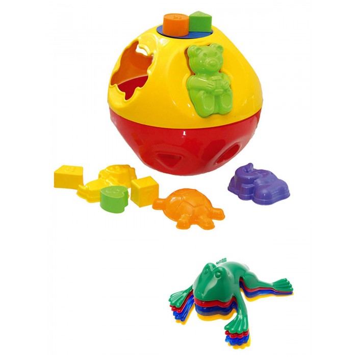 Развивающие игрушки Тебе-Игрушка Набор Логический шар + Команда Ква № 1 сортеры стеллар логический шар