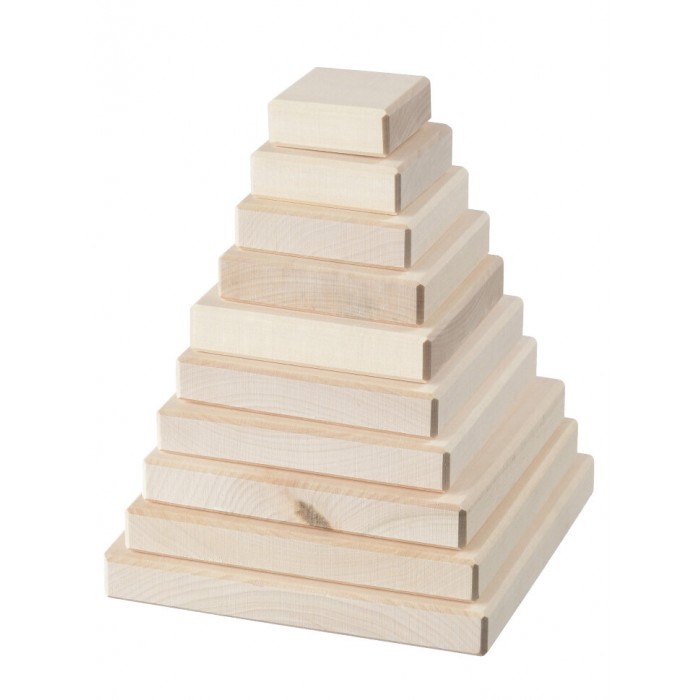 Фото - Деревянные игрушки Букарашка Пирамида квадратная для творчества пирамида 10 см улитка тм плэйдорадо