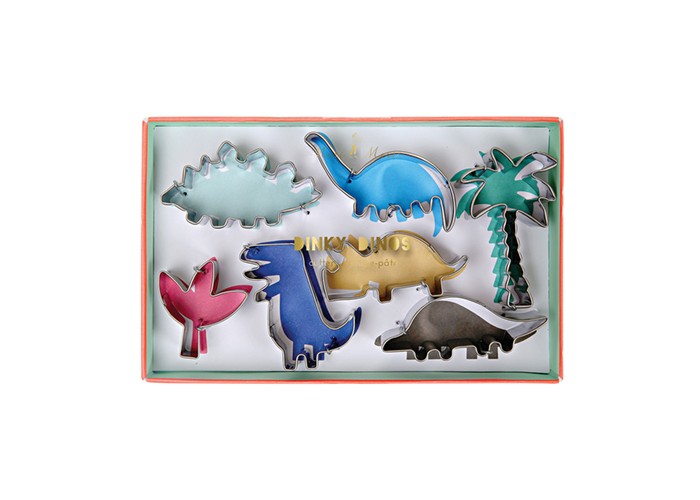 MeriMeri Формочки для печенья Динозавры 7 шт.