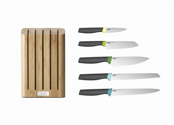 Joseph Набор ножей Elevate Knives Bamboo в подставке из бамбука 10300