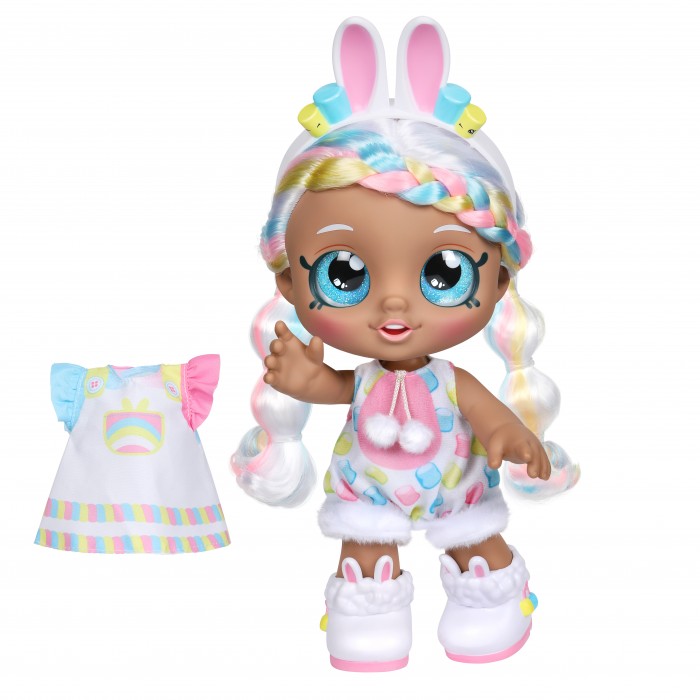 Куклы и одежда для кукол Kindi Kids Игровой набор Кукла Марша Меллоу Зайчик с аксессуарами