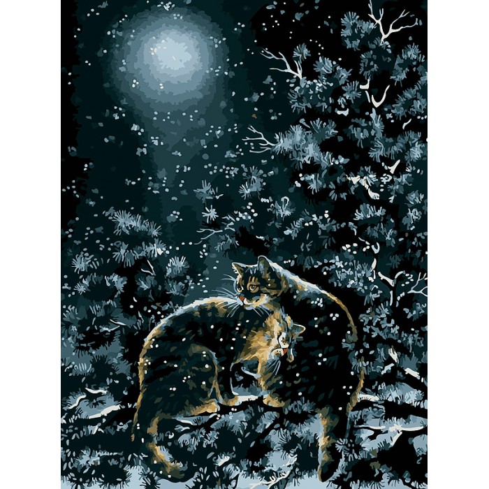 фото Белоснежка картина по номерам любовь под снегом