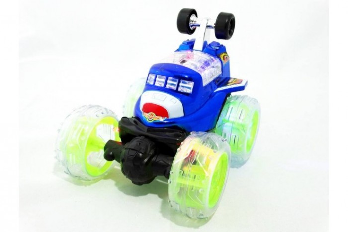 Радиоуправляемые игрушки Renda Радиоуправляемая трюковая синяя машинка-перевертыш