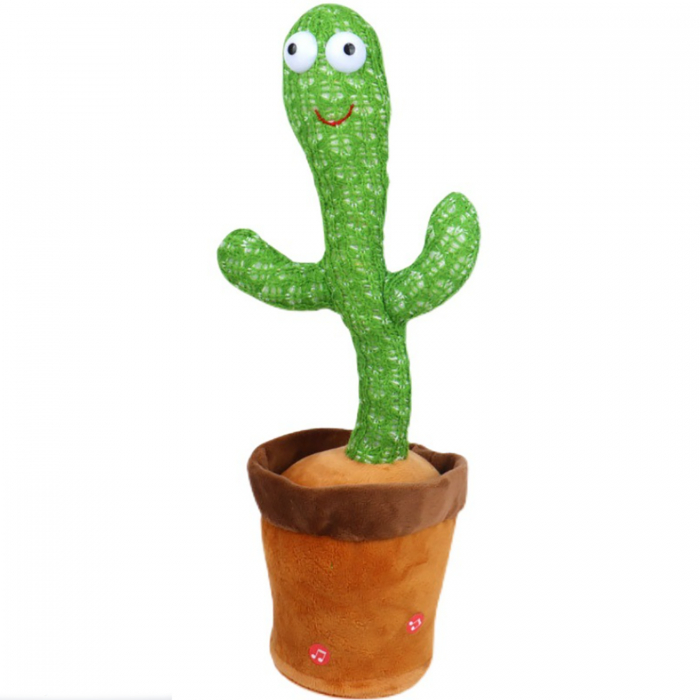 Интерактивная игрушка Avocadoffka Танцующий кактус 32 см