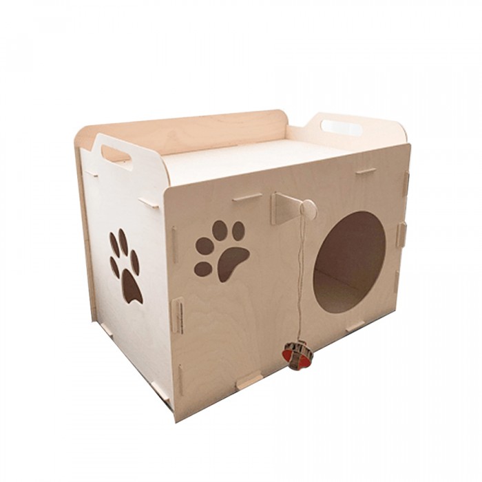 фото Деревянная игрушка kampfer конструктор little box for cat