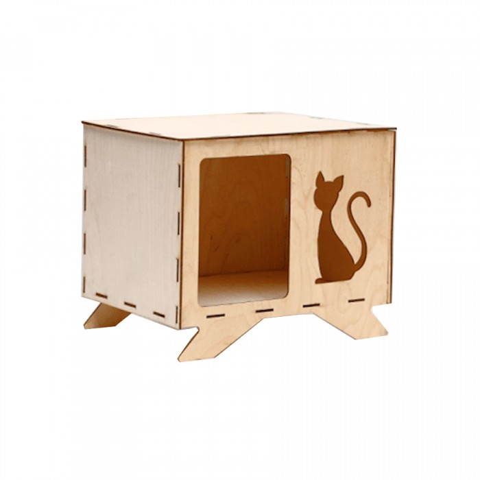 фото Деревянная игрушка kampfer конструктор burrow for cat