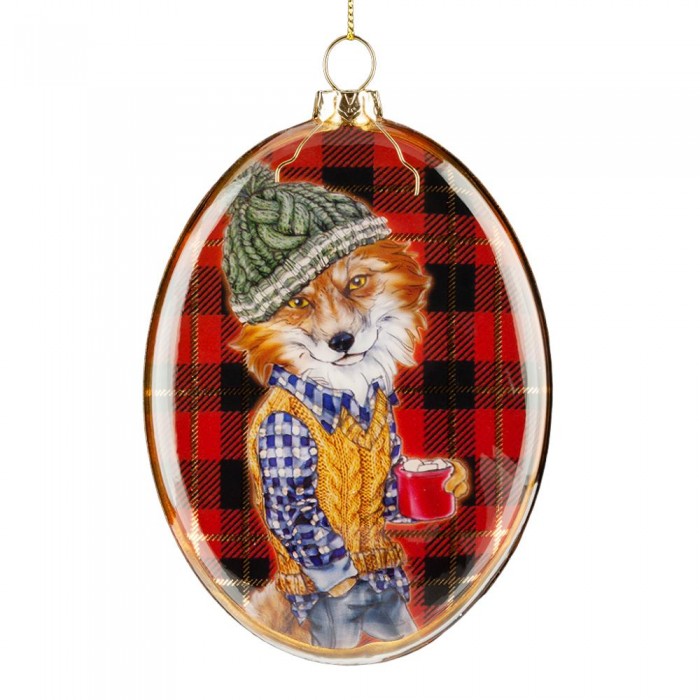 ErichKrause Decor Украшение Лис-хипстер медальон 12 см 649₽