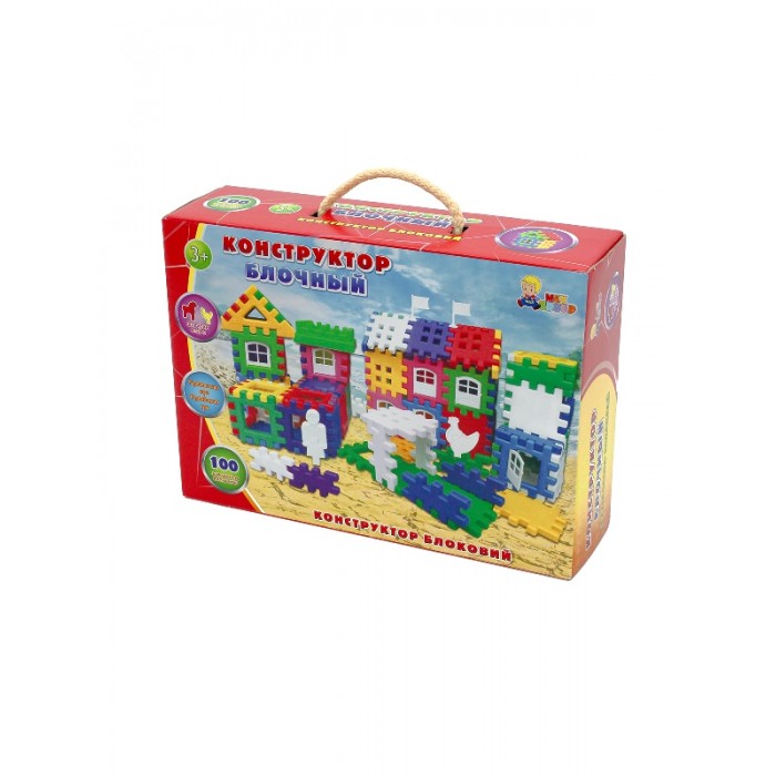 Конструктор Максимус блочный (100 элементов)