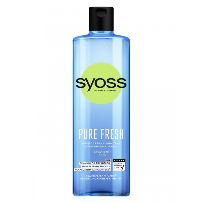 

Syoss Шампунь Pure fresh 450 мл, Шампунь Pure fresh 450 мл