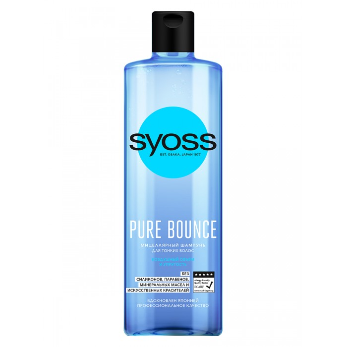 

Syoss Шампунь Pure bounce 450 мл, Шампунь Pure bounce 450 мл