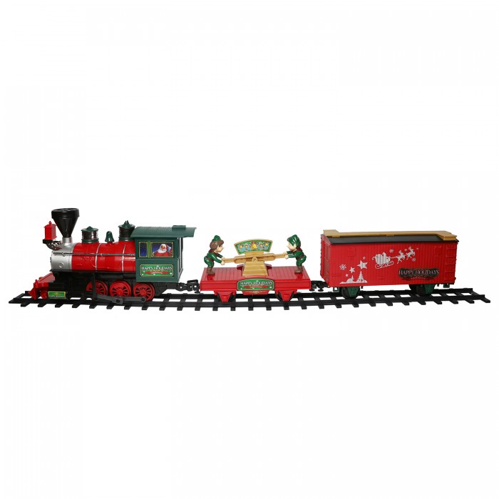 Eztec Новогодняя дорога Happy Holiday Express с функцией Try Me (29 частей)