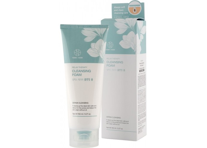 фото Hanixhani пенка для умывания relax therapy cleansing foam 150 мл