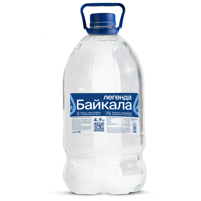 Legend of Baikal Вода питьевая негазированная 4.9 л 2 шт.