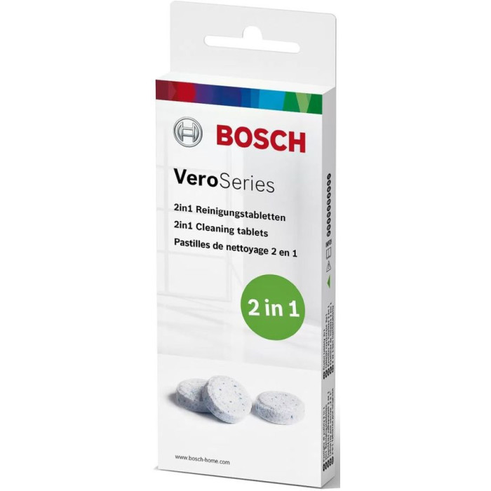 Фото - Бытовая химия Bosch Очищающие таблетки для кофемашин 10 шт. bosch таблетки от эфирных масел для кофемашин tcz 6001 10шт 311969