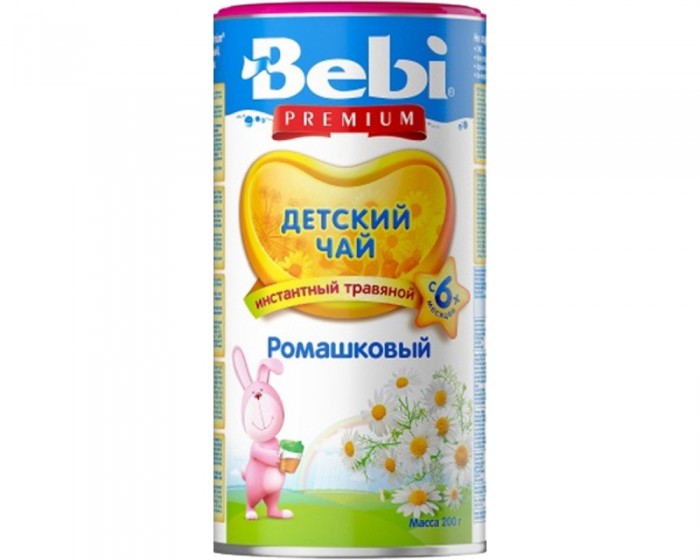 Чай Bebi Детский чай Premium ромашковый с 6 мес. 200 г
