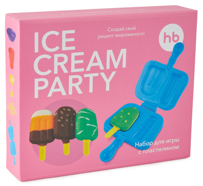 Happy Baby Набор для игры с пластилином Ice cream party