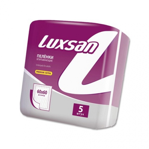 Одноразовые пеленки Luxsan Пеленки Premium Extra 60х60 5 шт.