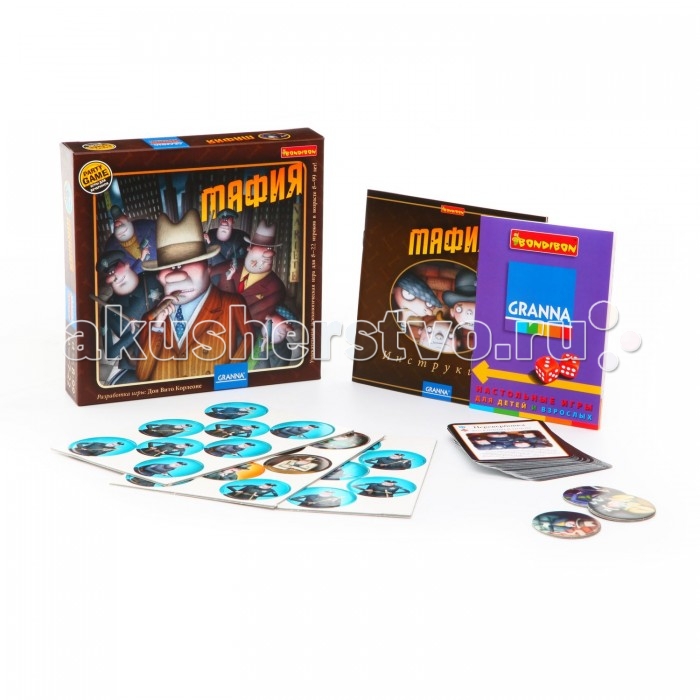 

Bondibon Настольная игра Мафия, Настольная игра Мафия