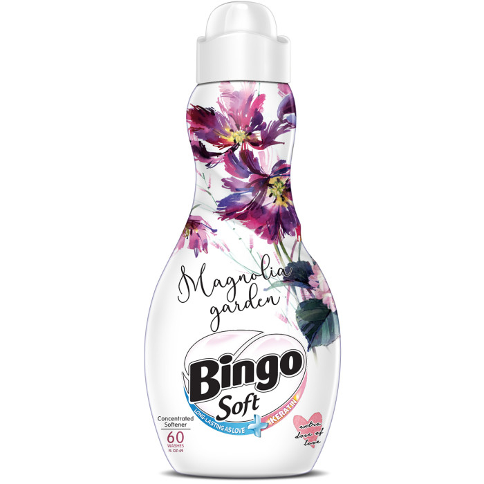 Bingo Кондиционер Magnolia Garden Soft с ароматом Магнолии 1440 мл