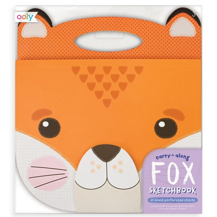 Ooly Альбом для рисования с ручкой Лисичка