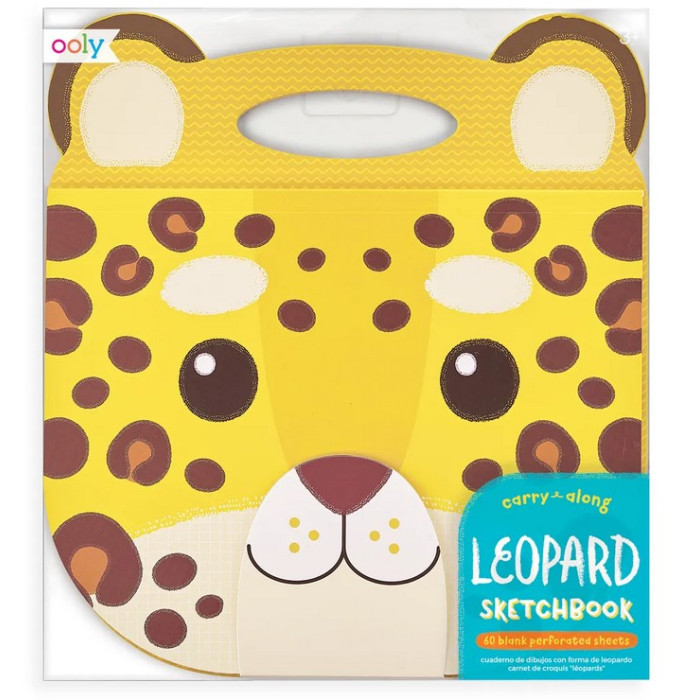 Ooly Альбом для рисования с ручкой Леопард