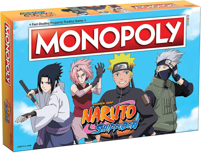 

Winning Moves Игра Монополия Naruto (Наруто) на английском языке, Игра Монополия Naruto (Наруто) на английском языке