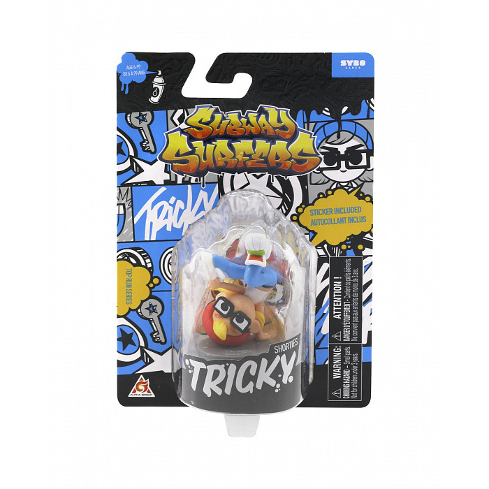 

Subway Surfers Игрушка танцующая Трики фигурка коллекционная, Игрушка танцующая Трики фигурка коллекционная