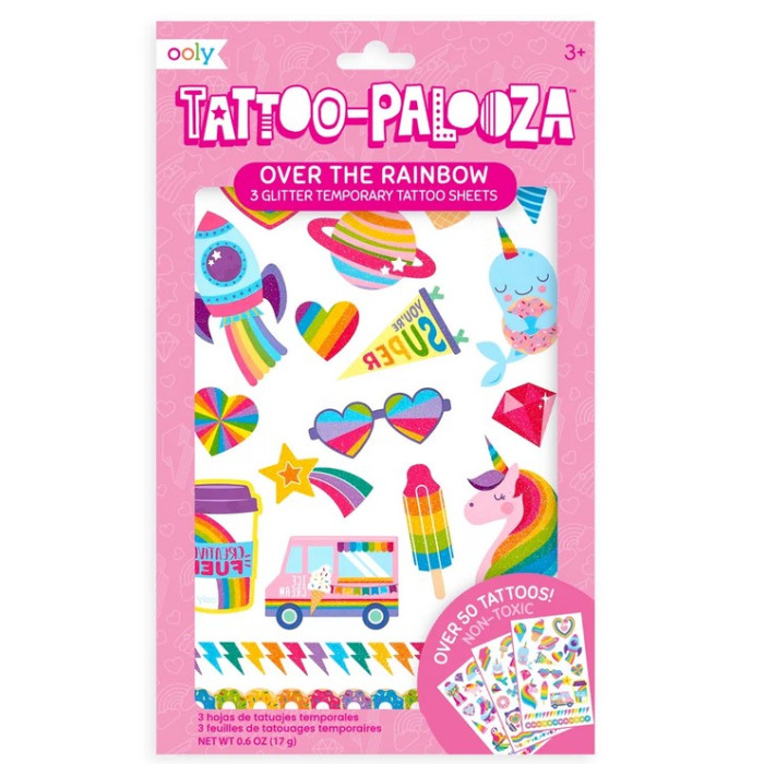 Ooly Переводные татуировки За радугой